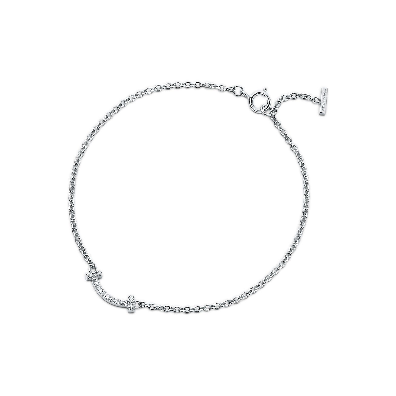 Pnstime T Smile Diamond Bracelet - Image 3