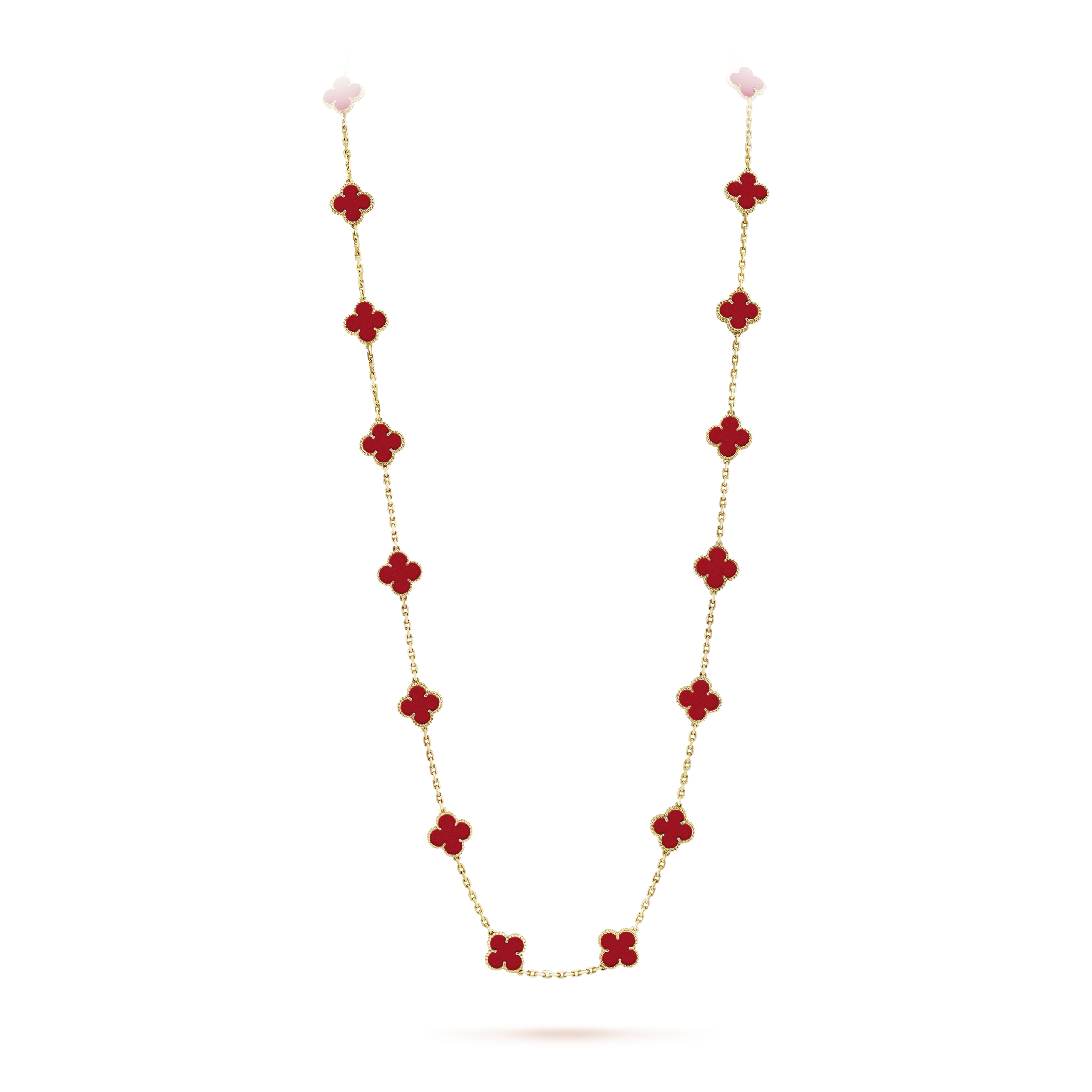 Pnstime Vintage Alhambra 20 Motifs Long Necklace - Image 2