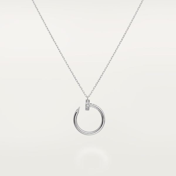 Pnstime Juste Un Clou Diamond Necklace Elegant Women