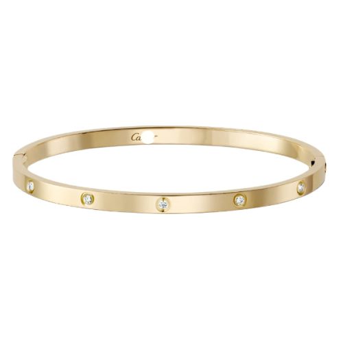 Pnstime Love Ten Diamonds Small Bracelet Elegant