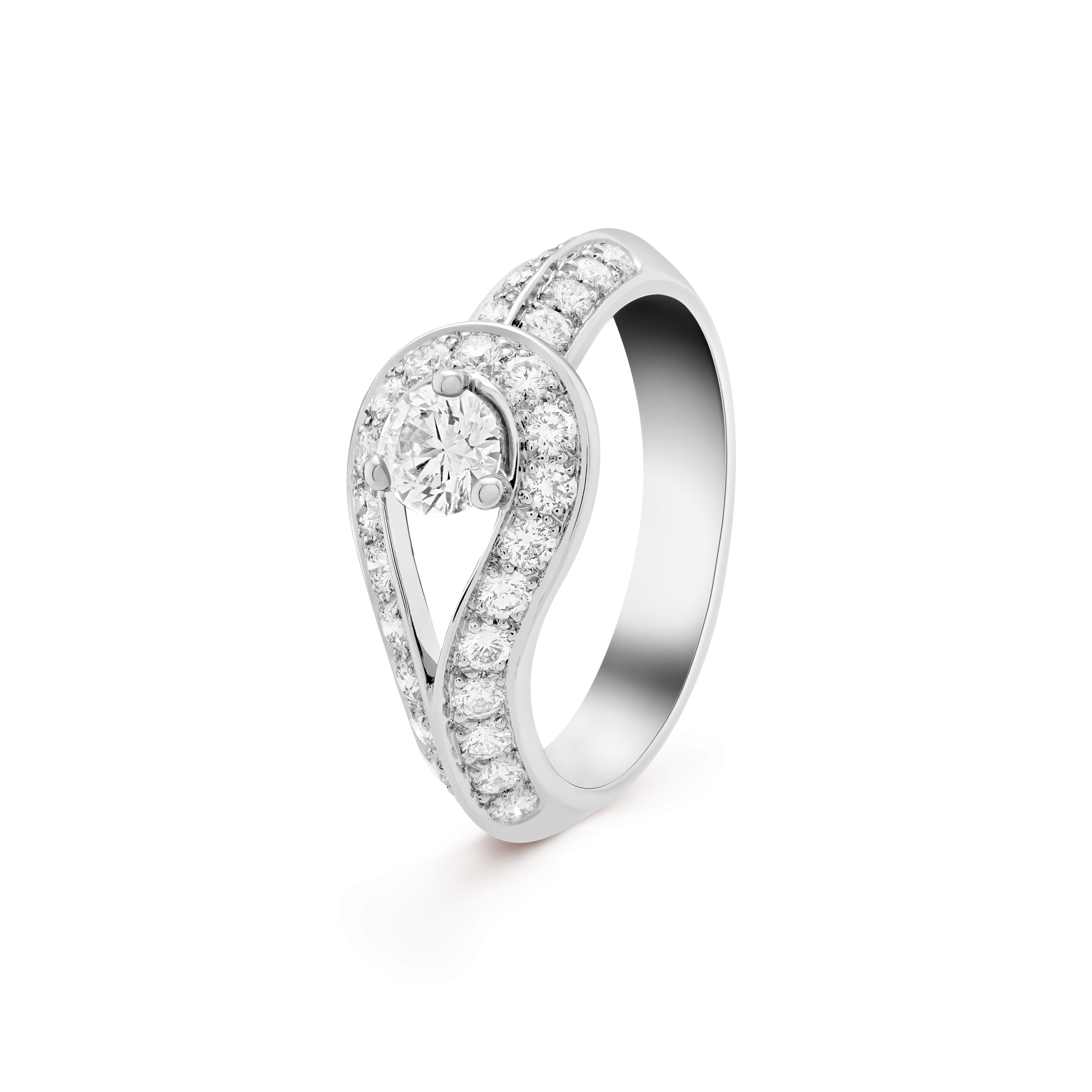 Pnstime Couture Solitaire Ring