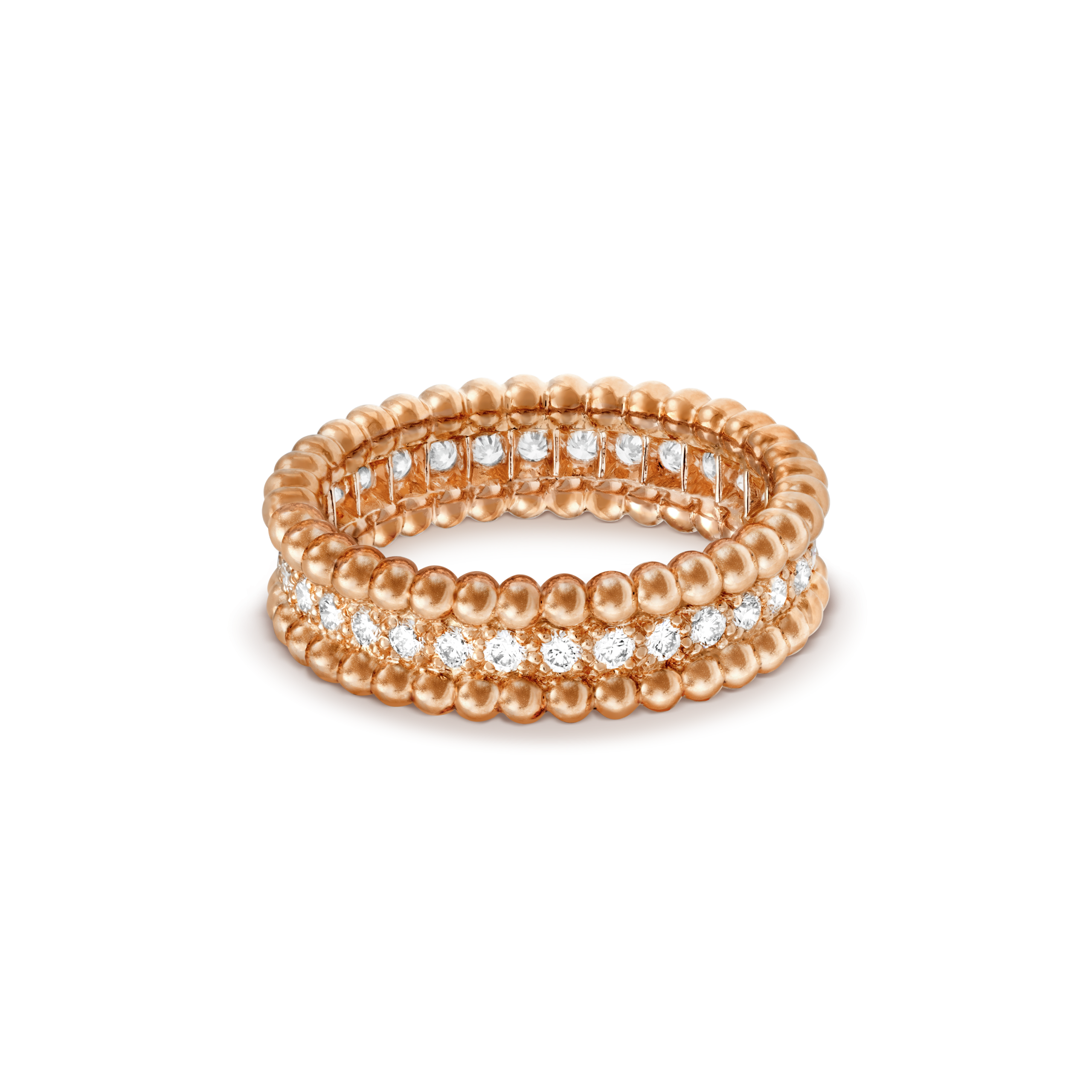 Pnstime Perlée Diamonds Ring Gift Jewelry - Image 9