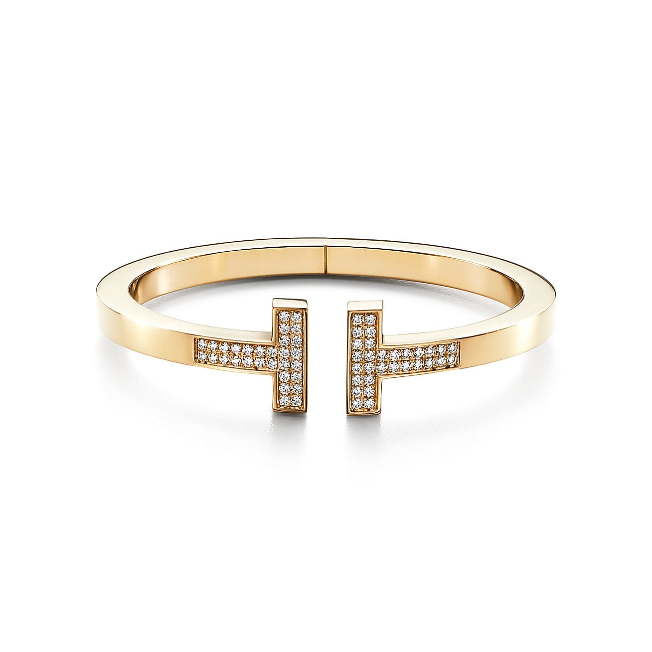 Pnstime T Diamond Square Bracelet