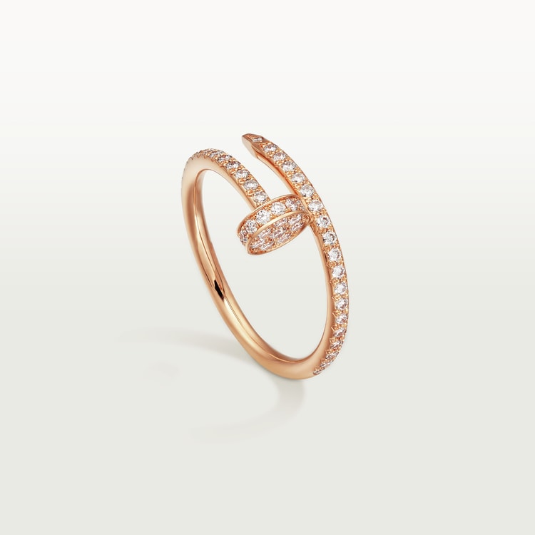 Pnstime Juste Un Clou Full Diamond Ring Luxury Women - Image 13