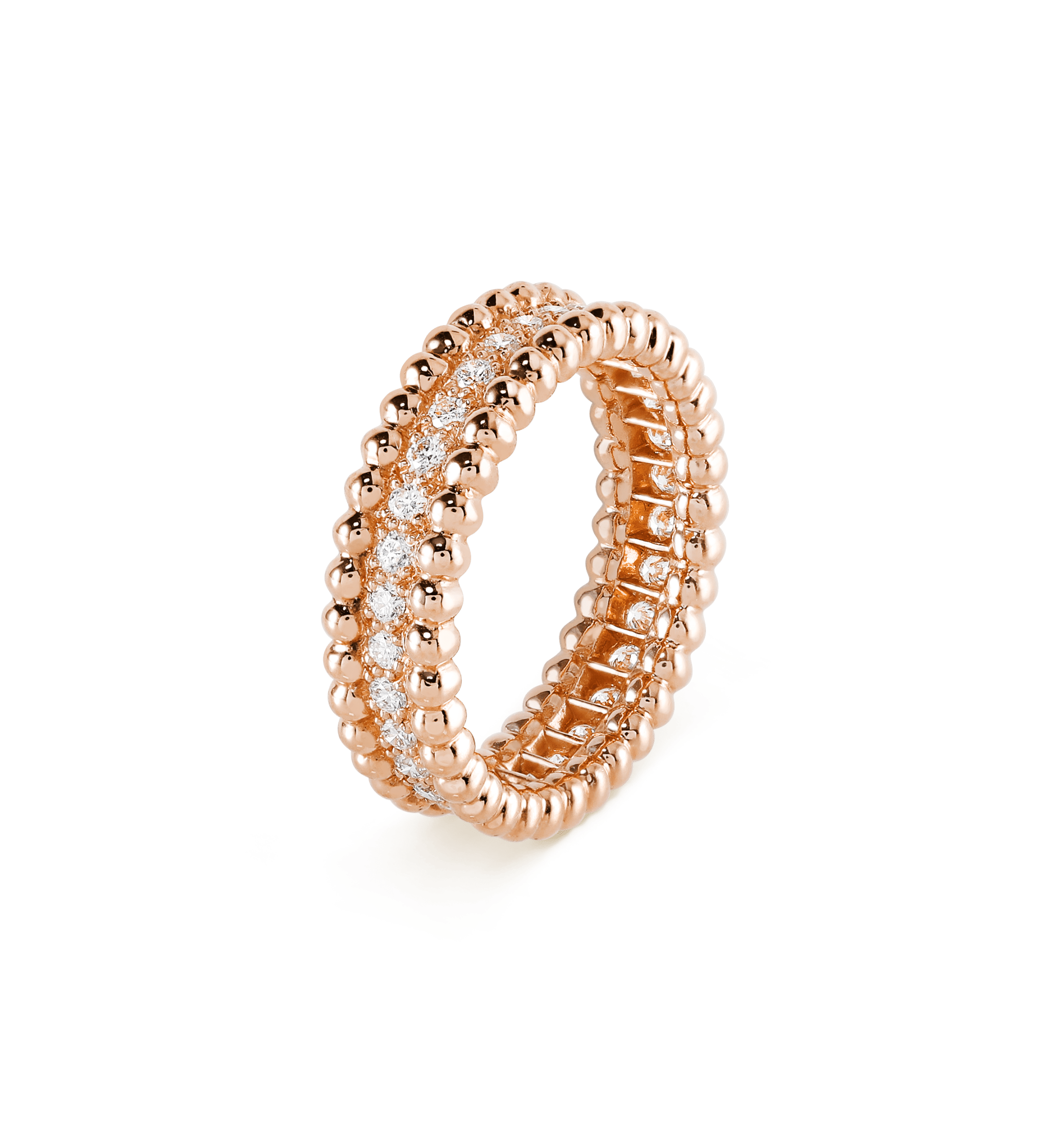 Pnstime Perlée Diamonds Ring Gift Jewelry - Image 4