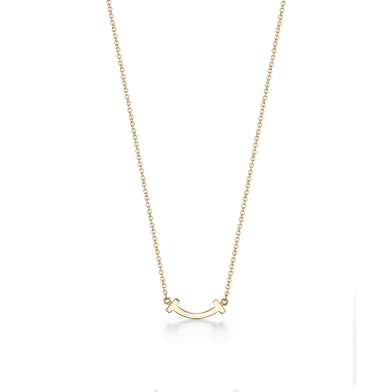 Pnstime T Small Diamond Pendant Necklace - Image 2