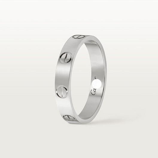 Pnstime Mini Love Wedding 4mm Ring Classic - Image 10