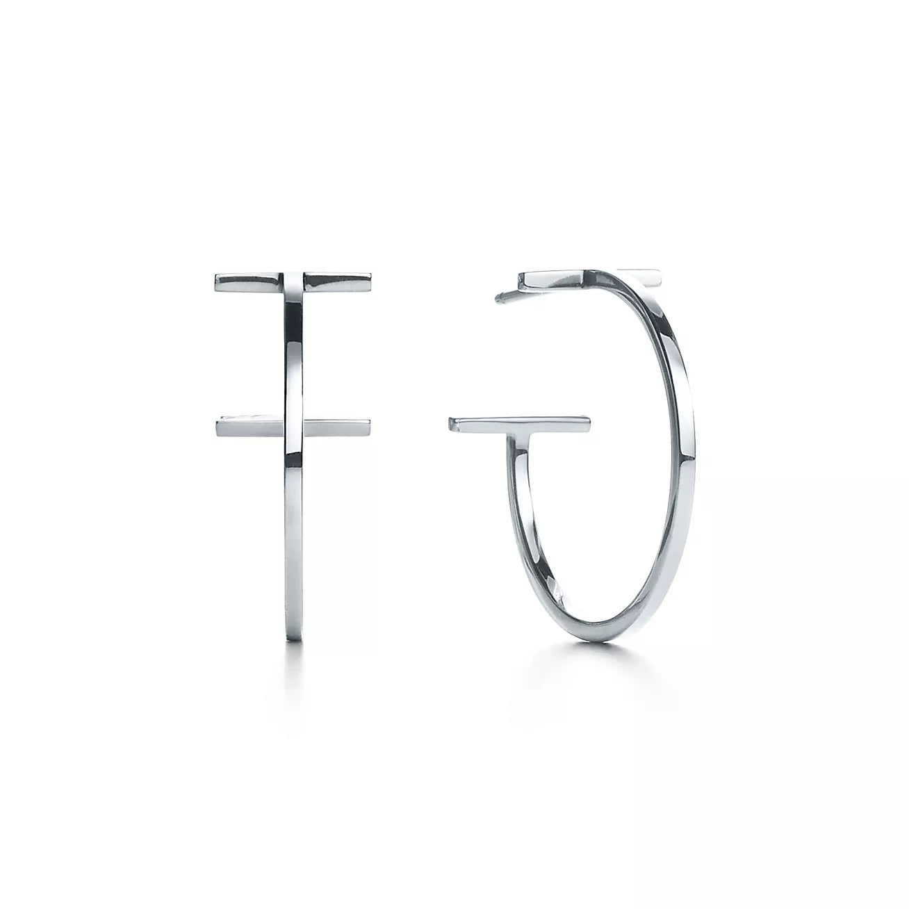 Pnstime T Hoop Earrings - Image 12
