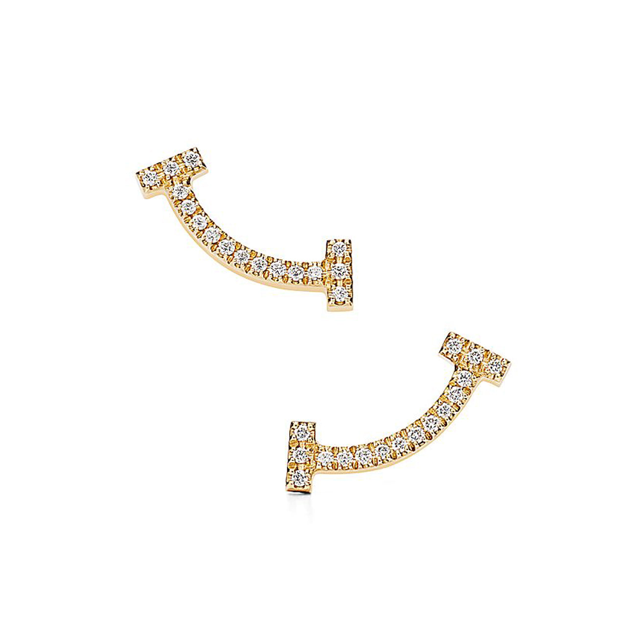 Pnstime T Smile Diamonds Earrings - Image 8