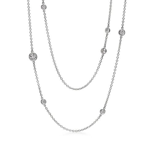 Pnstime Elsa Peretti Diamonds By The Yard Necklace
