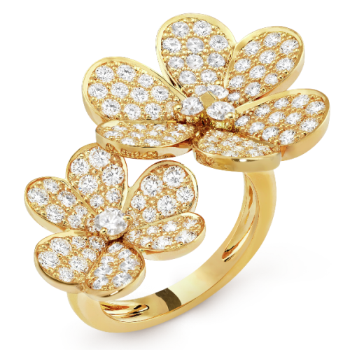 Pnstime Frivole Between The Finger Ring Elegant Women