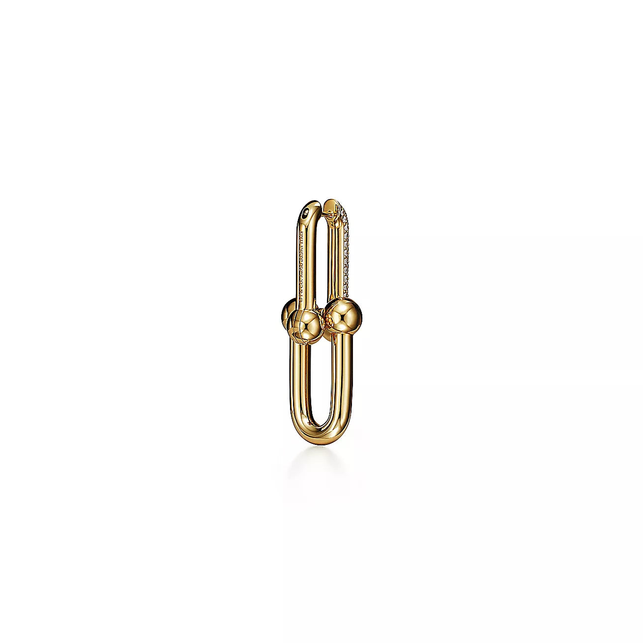 Pnstime T HardWear Large Link Diamonds Earrings - Image 5