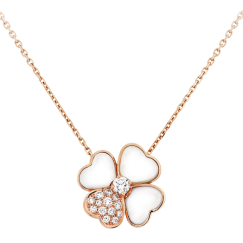 Pnstime Cosmos Clip Pendant Necklace Couple Women