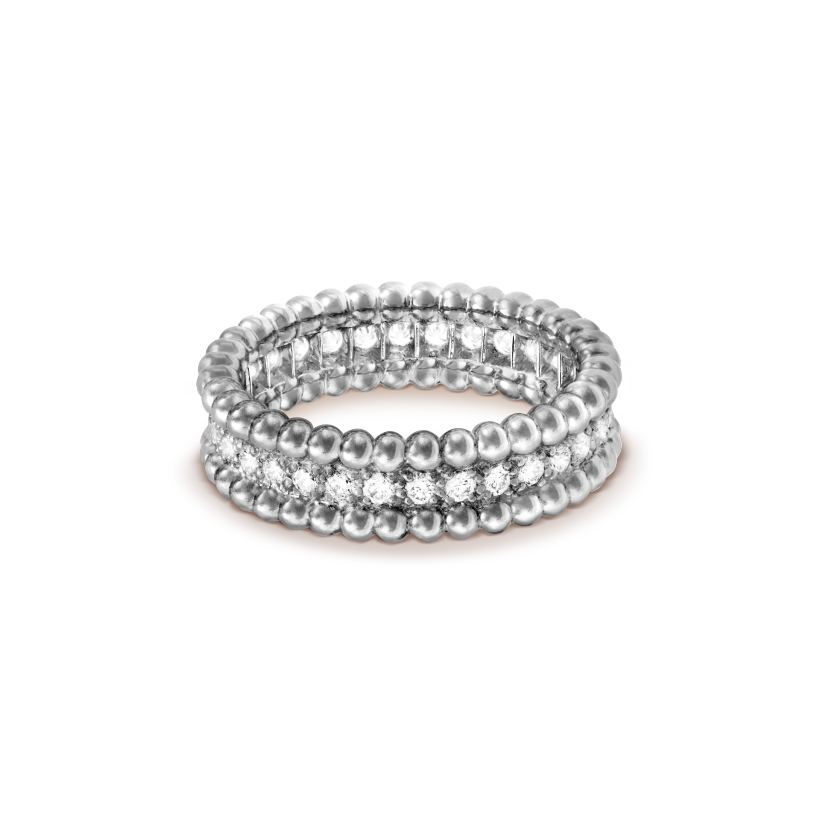 Pnstime Perlée Diamonds Ring Gift Jewelry - Image 5