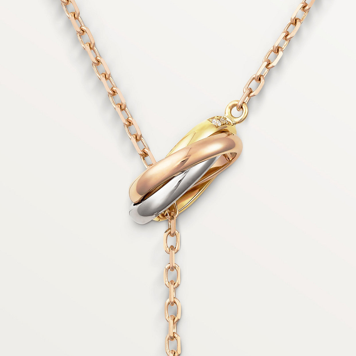 Pnstime Trinity Diamonds Necklace - Image 5