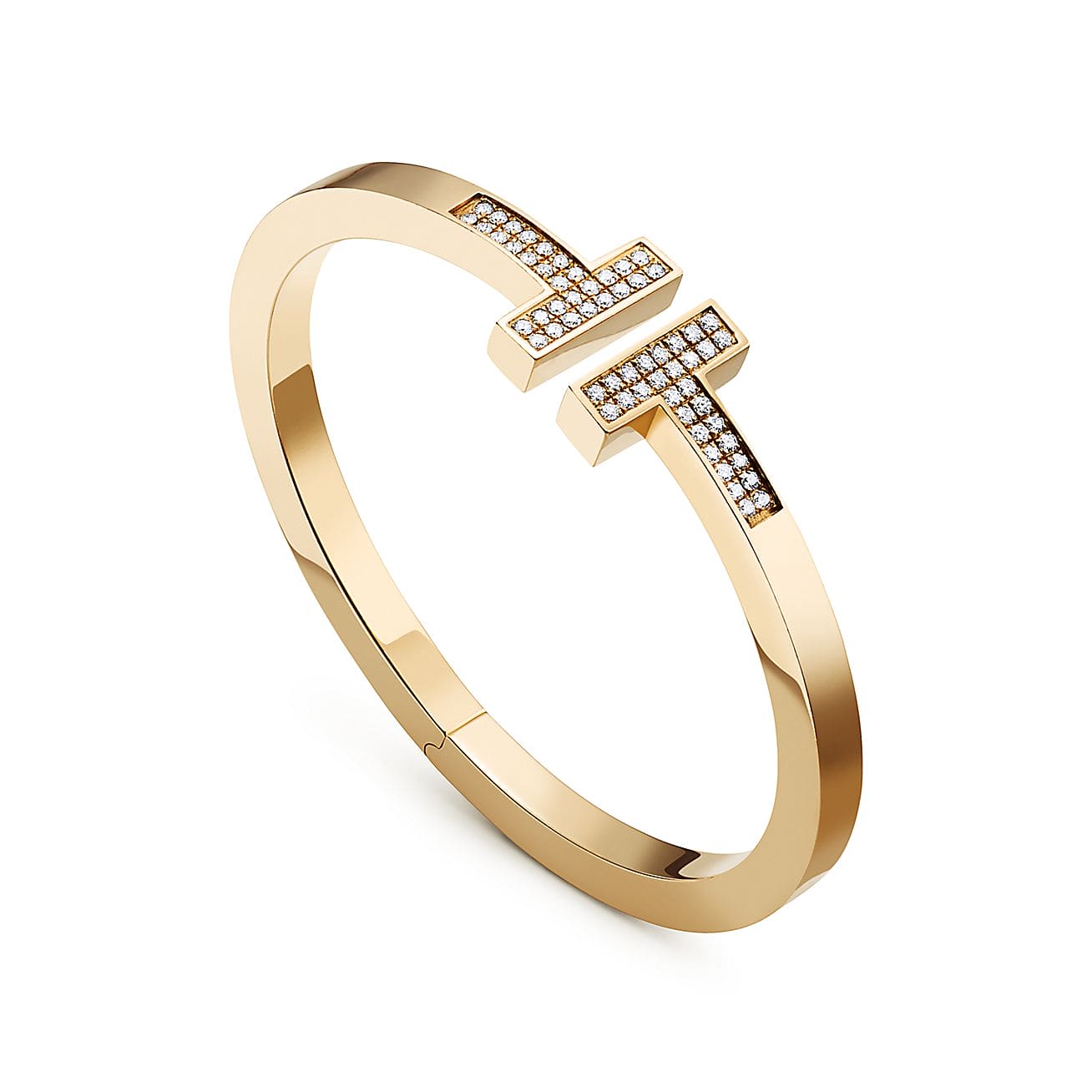 Pnstime T Diamond Square Bracelet - Image 5
