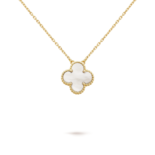 Pnstime Vintage Alhambra Pendant Clover Necklace