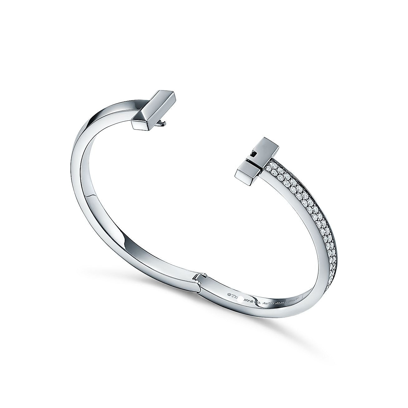 Pnstime T1 Wide Diamond Hinged Bracelet - Image 16