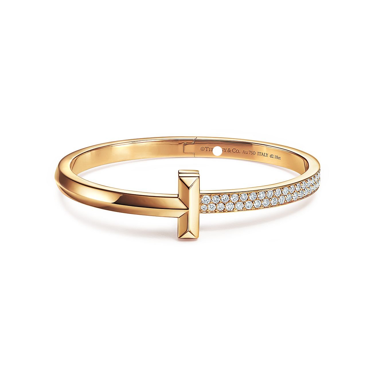 Pnstime T1 Wide Diamond Hinged Bracelet - Image 3