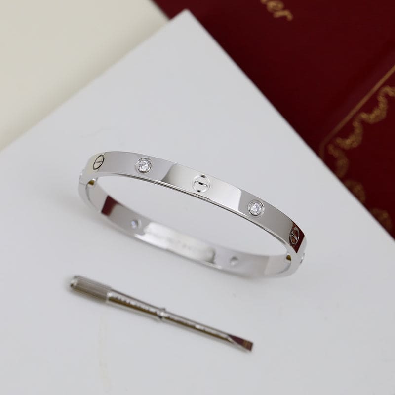 Pnstime 4 Diamonds Love Bracelet Couple - Image 13