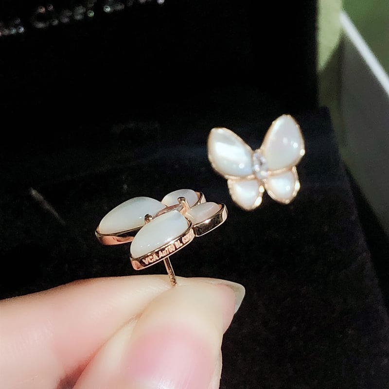 Pnstime Two Butterfly Earrings Jewelry Gift - Image 5
