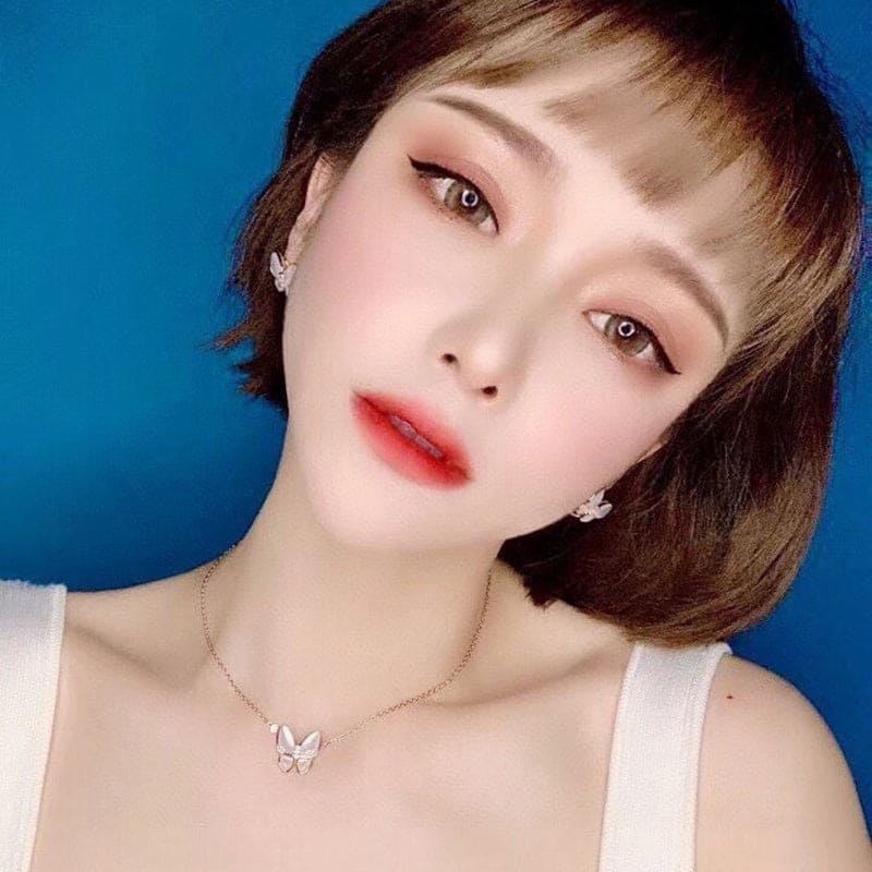 Pnstime Two Butterfly Earrings Jewelry Gift - Image 2