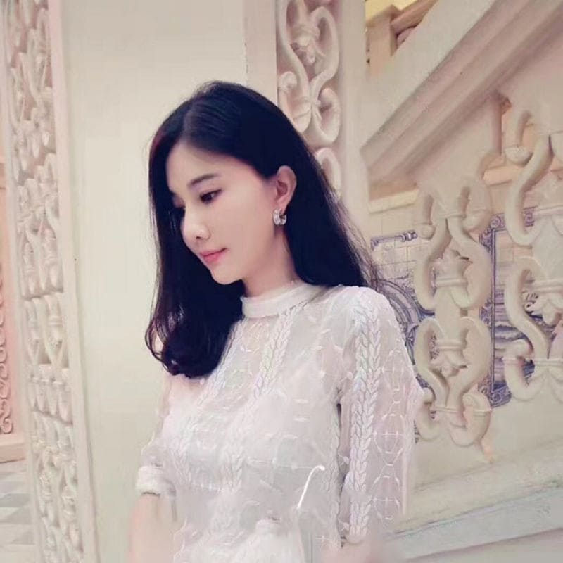 Pnstime Perlée Clovers Hoop Earrings Luxury - Image 6