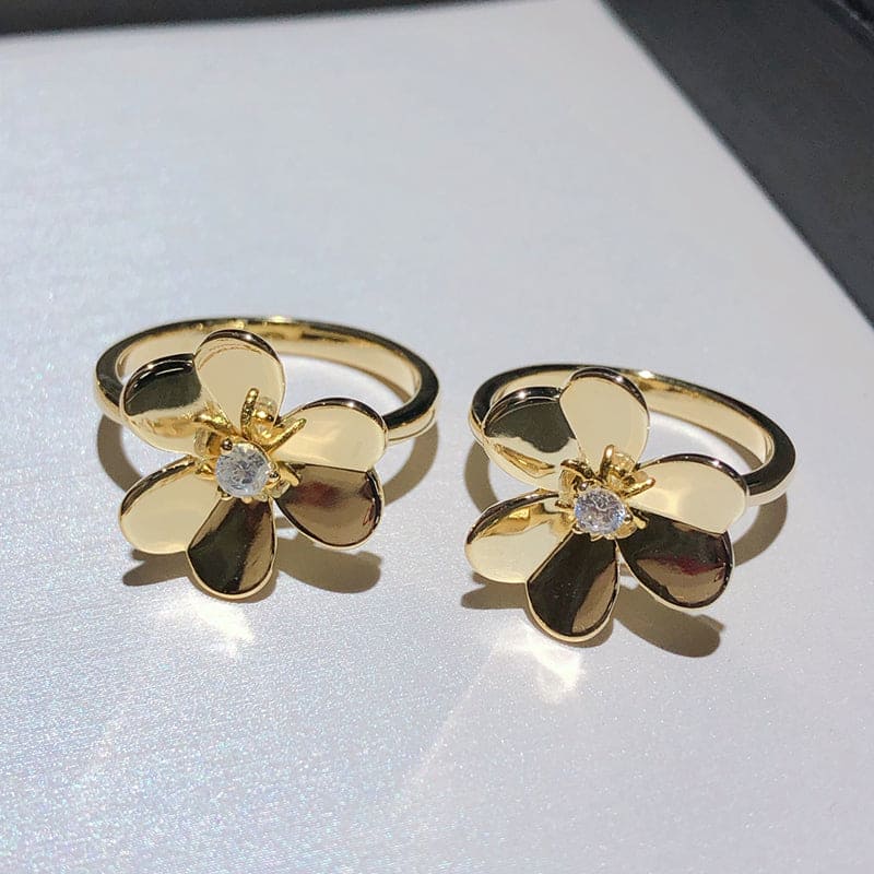 Pnstime 5 Flowers Frivole Diamonds Clover Bracelet Elegant Luxury - Image 14