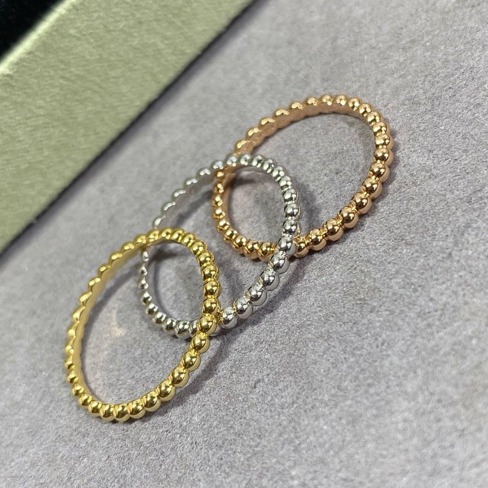 Pnstime Perlée Pearls Of Gold Ring Gift Jewelry - Image 4