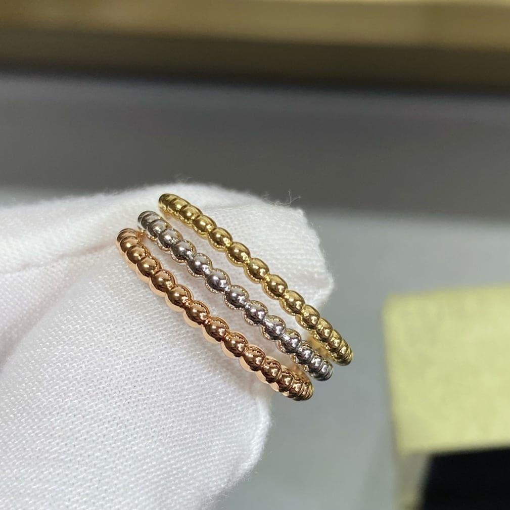 Pnstime Perlée Pearls Of Gold Ring Gift Jewelry - Image 6