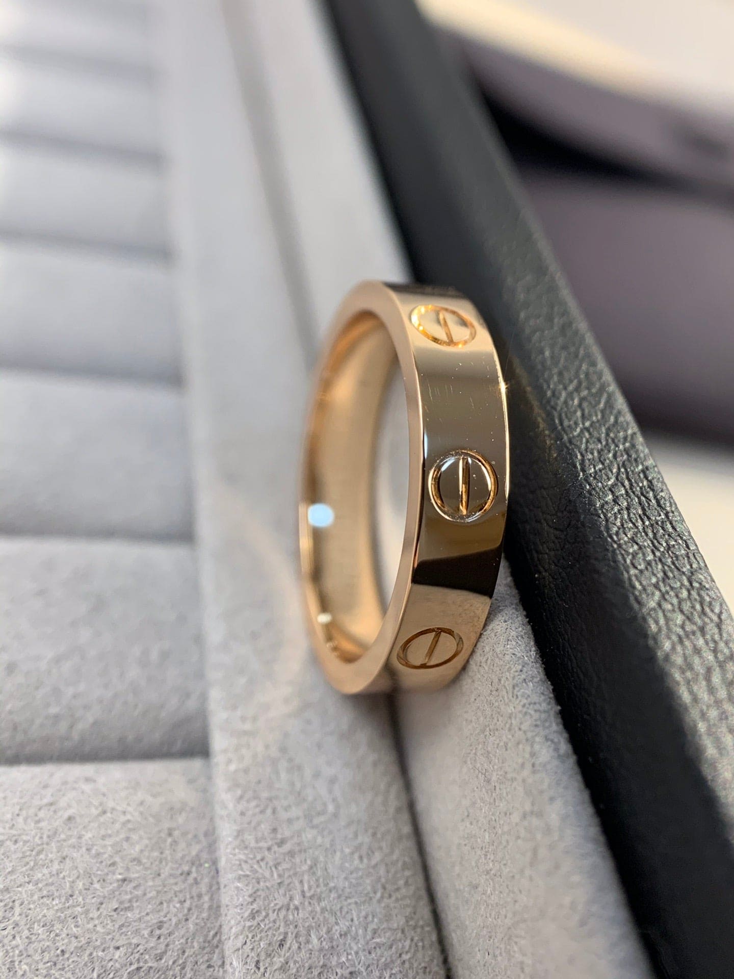 Pnstime Mini Love Wedding 4mm Ring Classic - Image 11