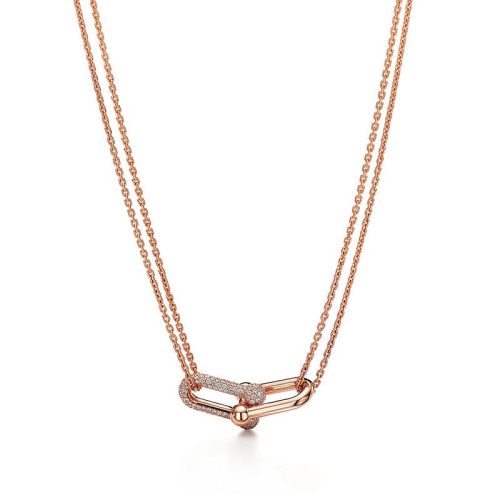 Pnstime T HardWear Double Link Necklace