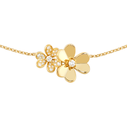 Pnstime Frivole Clover Clover Necklace Elegant Women