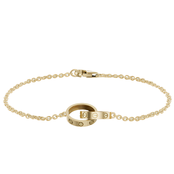 Pnstime Double Ring Bracelet Stylish Women
