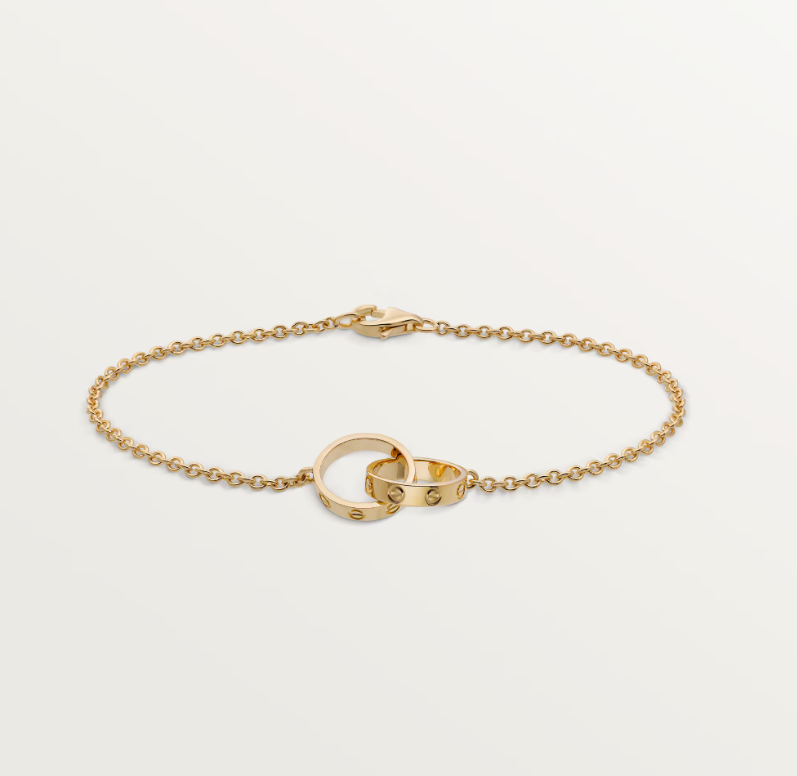 Pnstime Double Ring Bracelet Stylish Women - Image 2