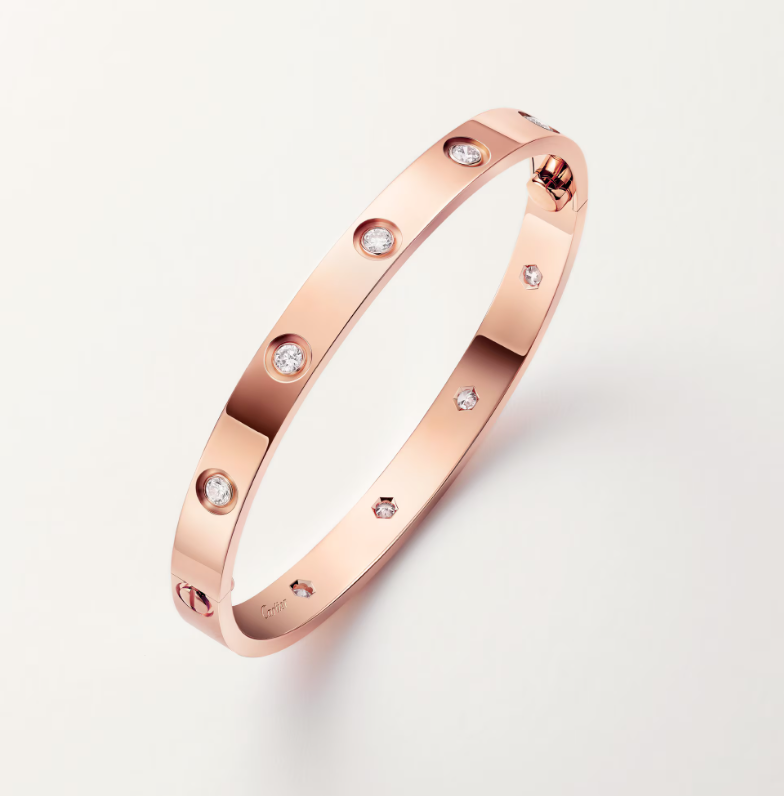 Pnstime 10 Diamonds Love Bracelet - Image 3