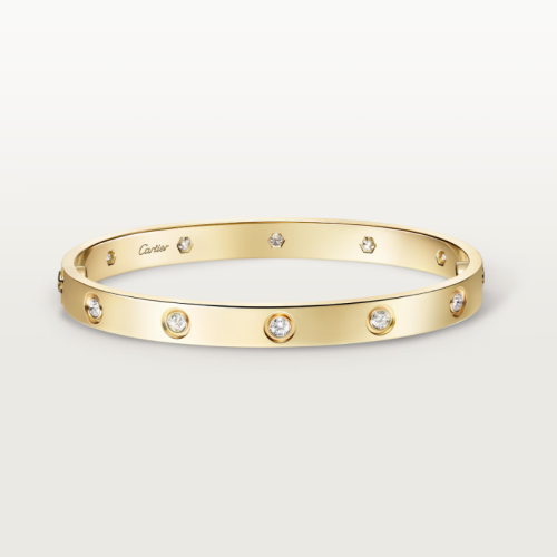 Pnstime 10 Diamonds Love Bracelet