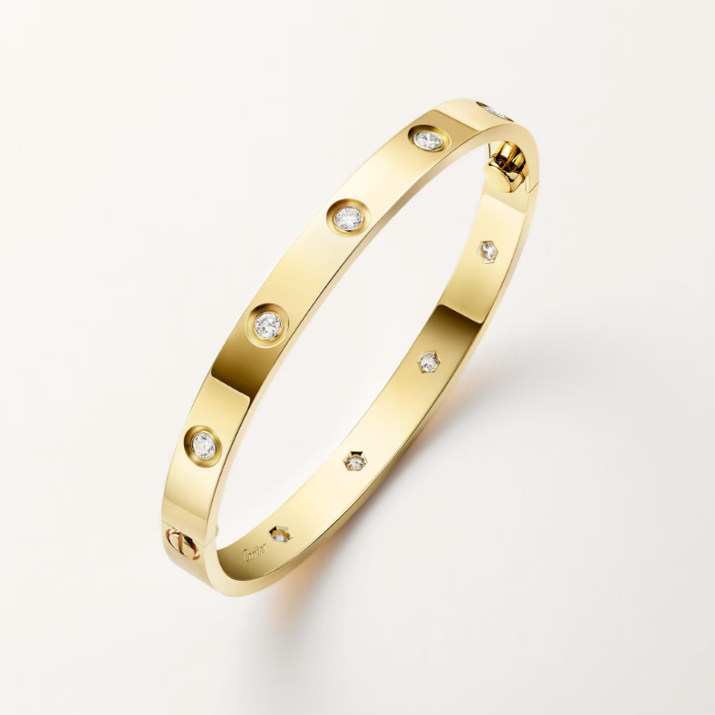 Pnstime 10 Diamonds Love Bracelet - Image 6