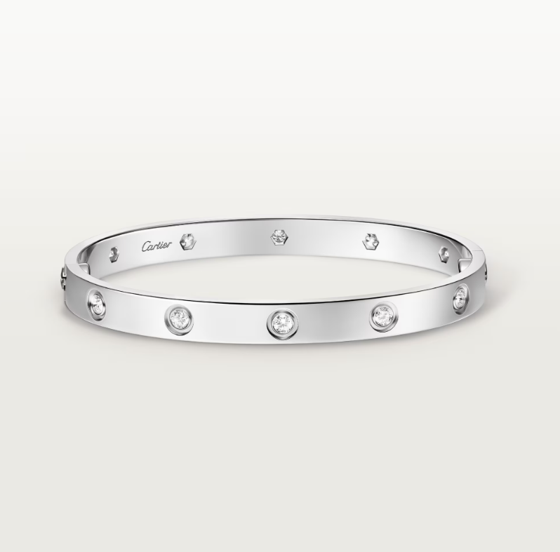Pnstime 10 Diamonds Love Bracelet - Image 8