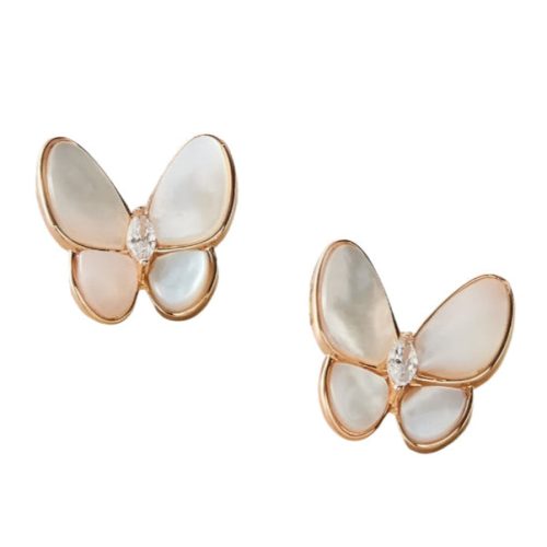 Pnstime Two Butterfly Earrings Jewelry Gift