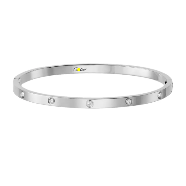 Pnstime 4 Diamonds Love Bracelet Couple - Image 3