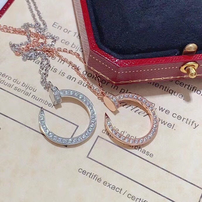 Pnstime Juste Un Clou Full Diamonds Necklace - Image 4