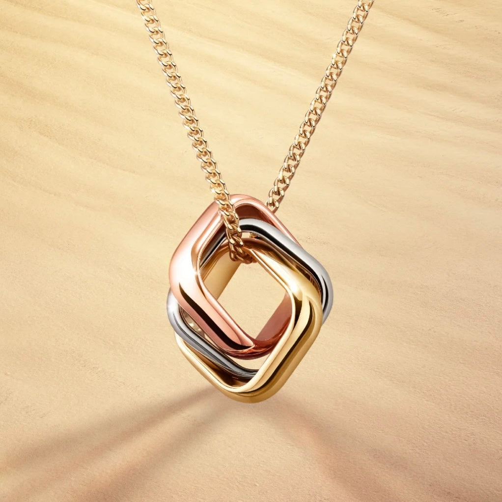 Pnstime Trinity Cushion Necklace - Image 3