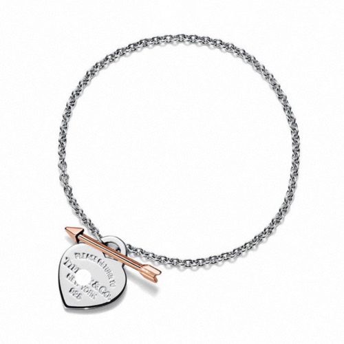Pnstime Return to Lovestruck Heart Tag Bracelet