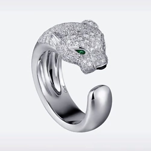 Pnstime Panthère De Open Ring Luxury