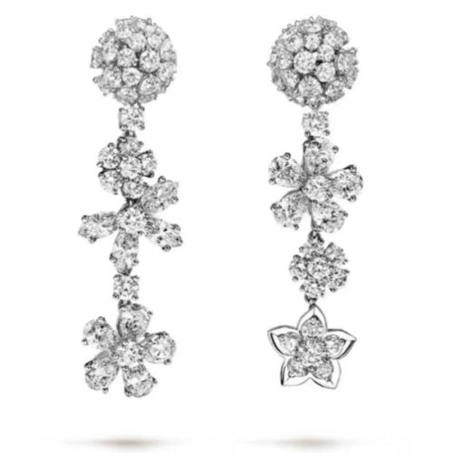 Pnstime Folie Des Prés Earrings Elegant Style
