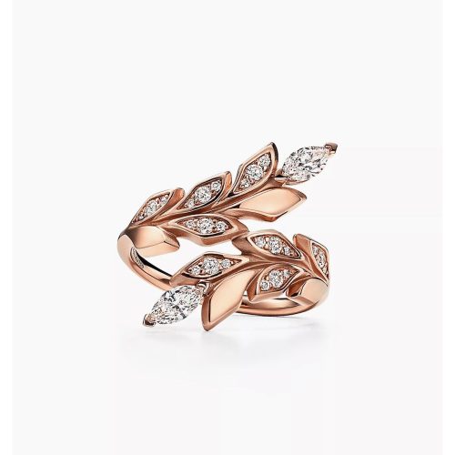 Pnstime T Victoria Vine Bypass Ring