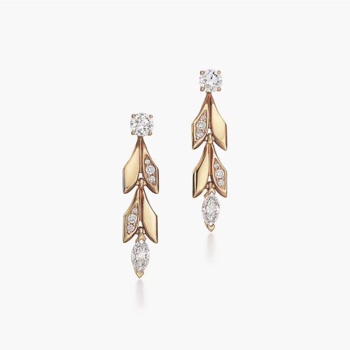 Pnstime T Victoria Vine Convertible Drop Earrings