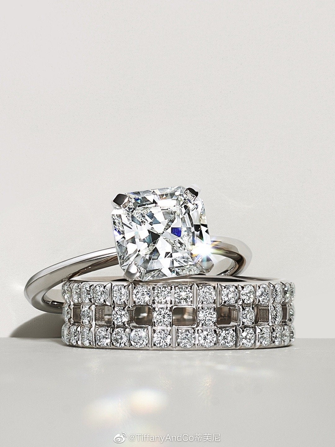 Pnstime T True Engagement Ring - Image 4