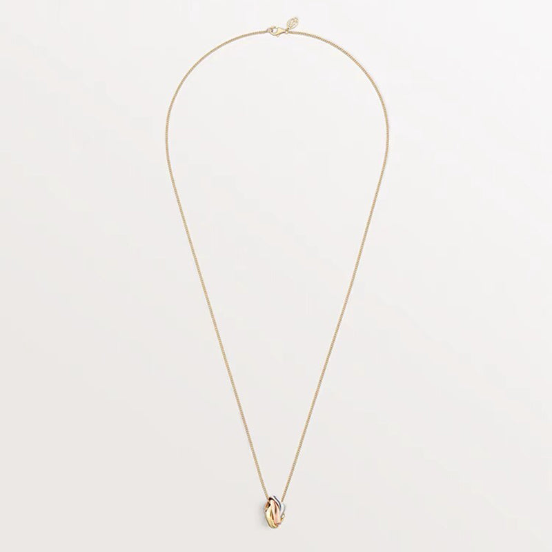 Pnstime Trinity Cushion Necklace - Image 2